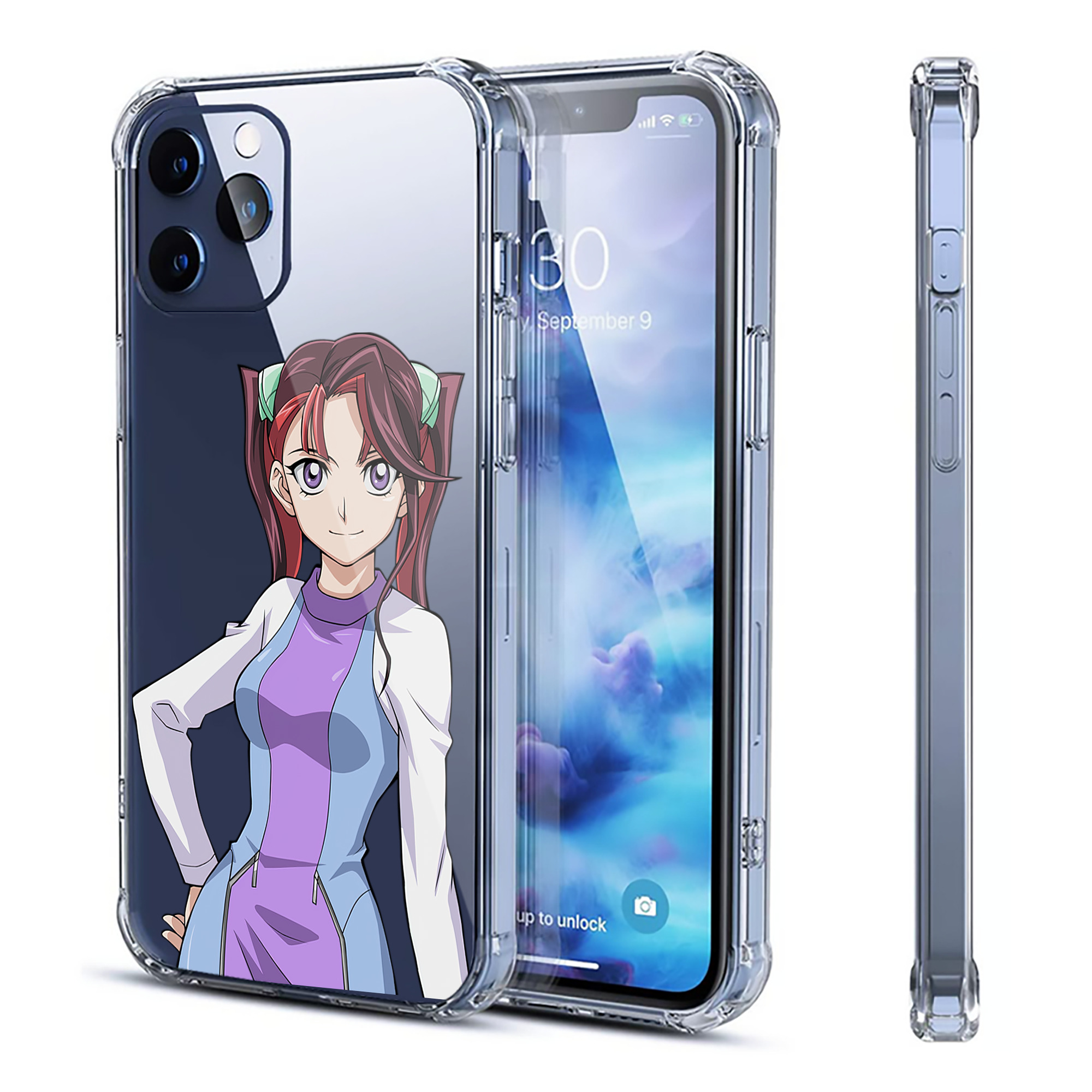 （画像用） 遊☆戯☆王 Yu-Gi-Oh! 【iPhone 12シリーズ対応】透明スマホケース（クリアソフトケース）